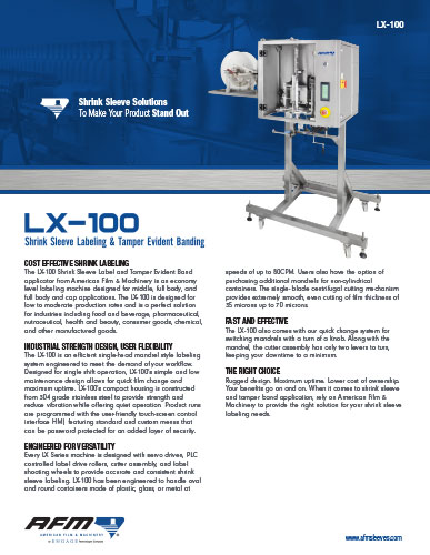 Imagen LX-100 Brochure